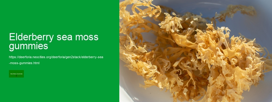 what are sea moss gummies